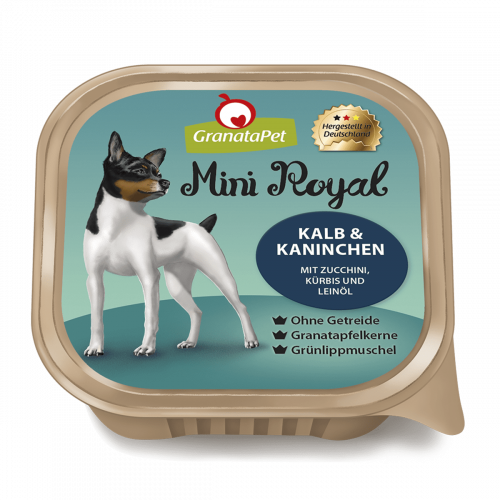  Mini Royal Kalb & Kaninchen mit Zucchini 150 g 